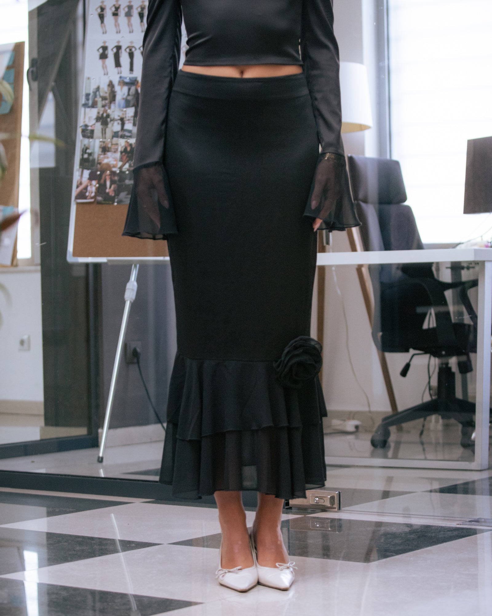 Buy Black Skirts for Women by KOTTY Online