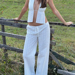 Bambi Eyelet Pants - Fenity