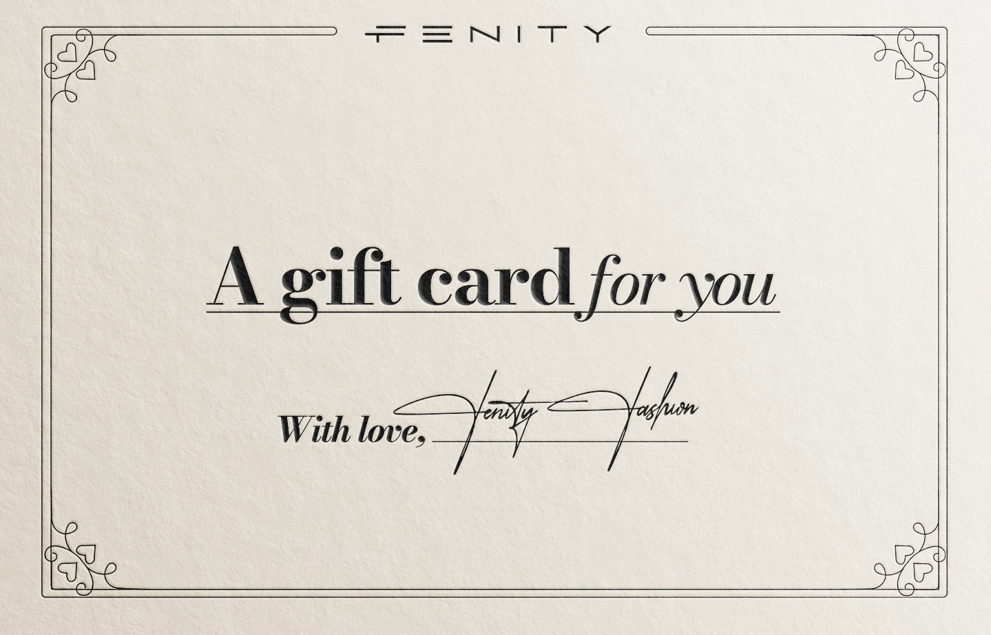 FENITY Gift Card - Fenity