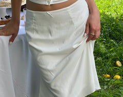 Lily White Skirt - Fenity